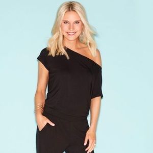 NWT Jumpsuit Michael Stars Off Shoulder Evereve